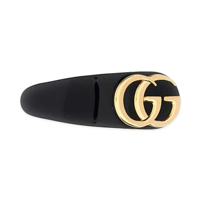 GUCCI Women's Resin Hair Clip "Black"