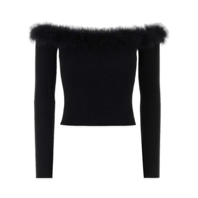 GUCCI Women's Knit Top "Black"