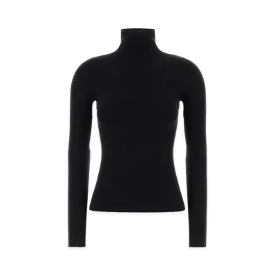 GUCCI Women's Stretch Jersey Top "Black"
