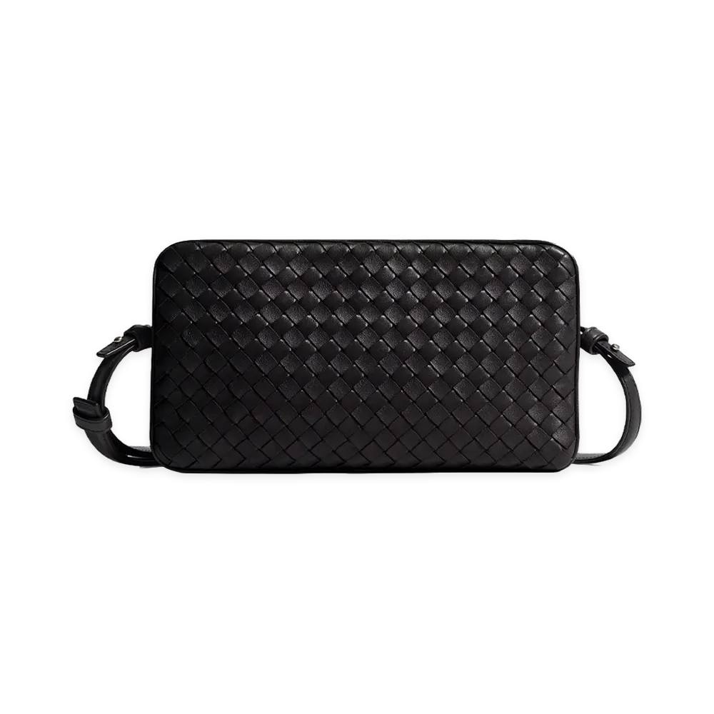 Bottega Veneta Small Soffietto Pouch "Black"
