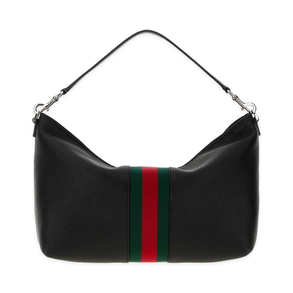 GUCCI Leather Handbag "Black"