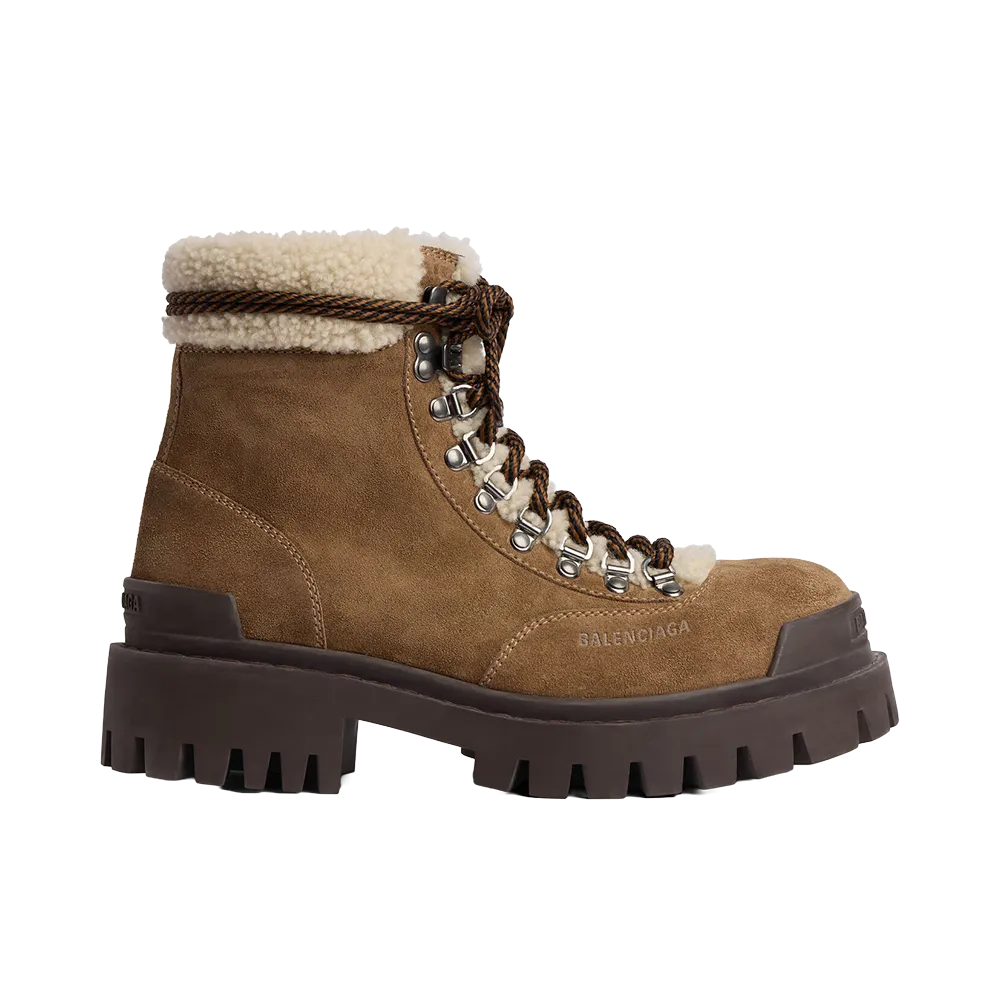 BALENCIAGA Women's Combat Strike Winter Boots "Noce"