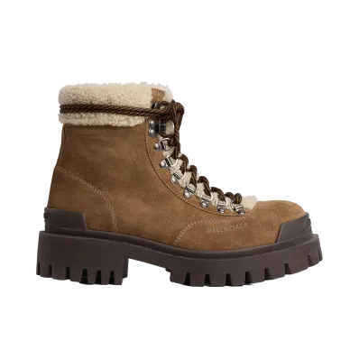 BALENCIAGA Women's Combat Strike Winter Boots "Noce"
