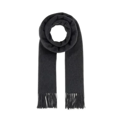 Saint Laurent Cashmere Scarf "Anthracite/Dark Grey"