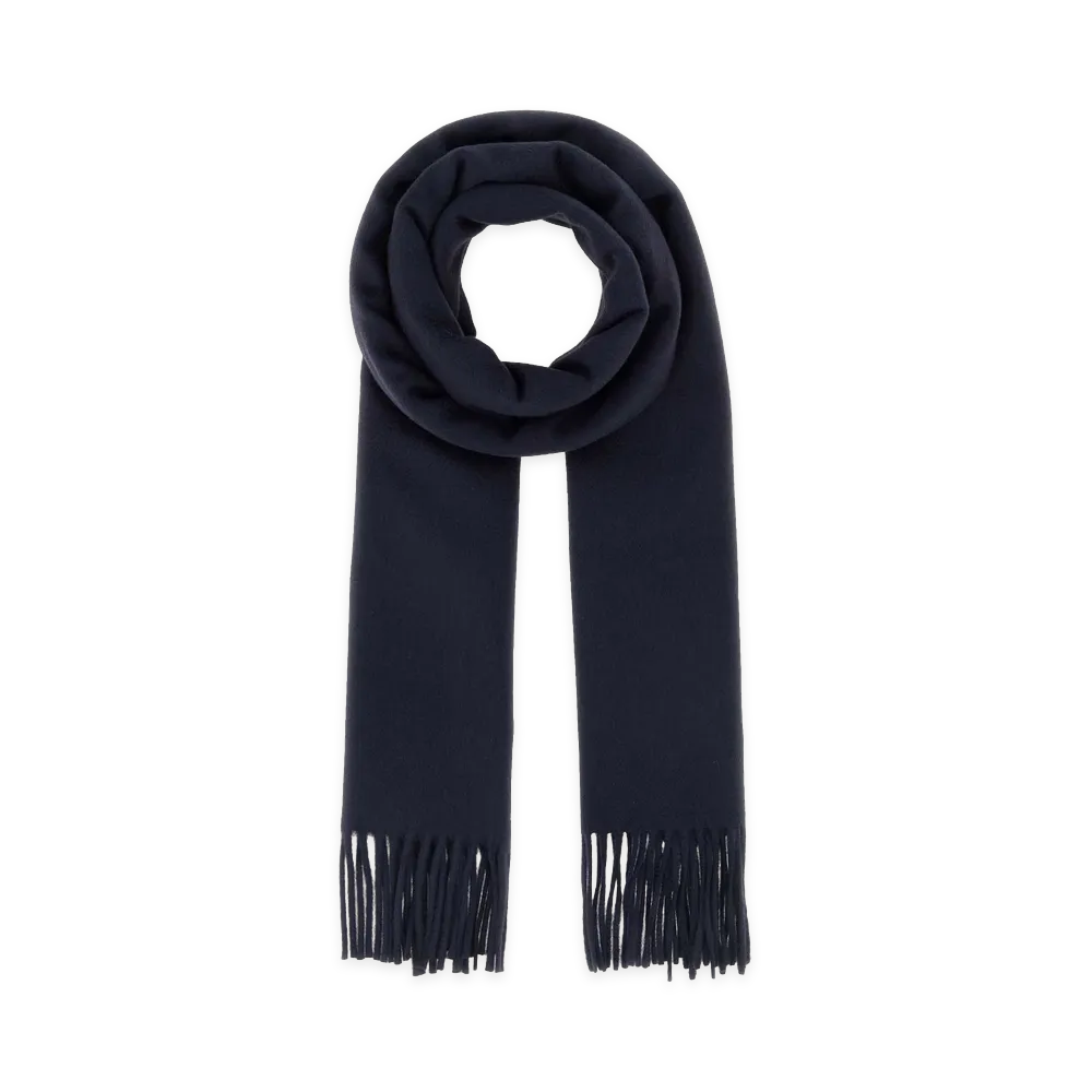 Saint Laurent Cashmere Scarf "Navy Blue"