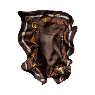 GUCCI Women's Scarfs "Dark Brown"
