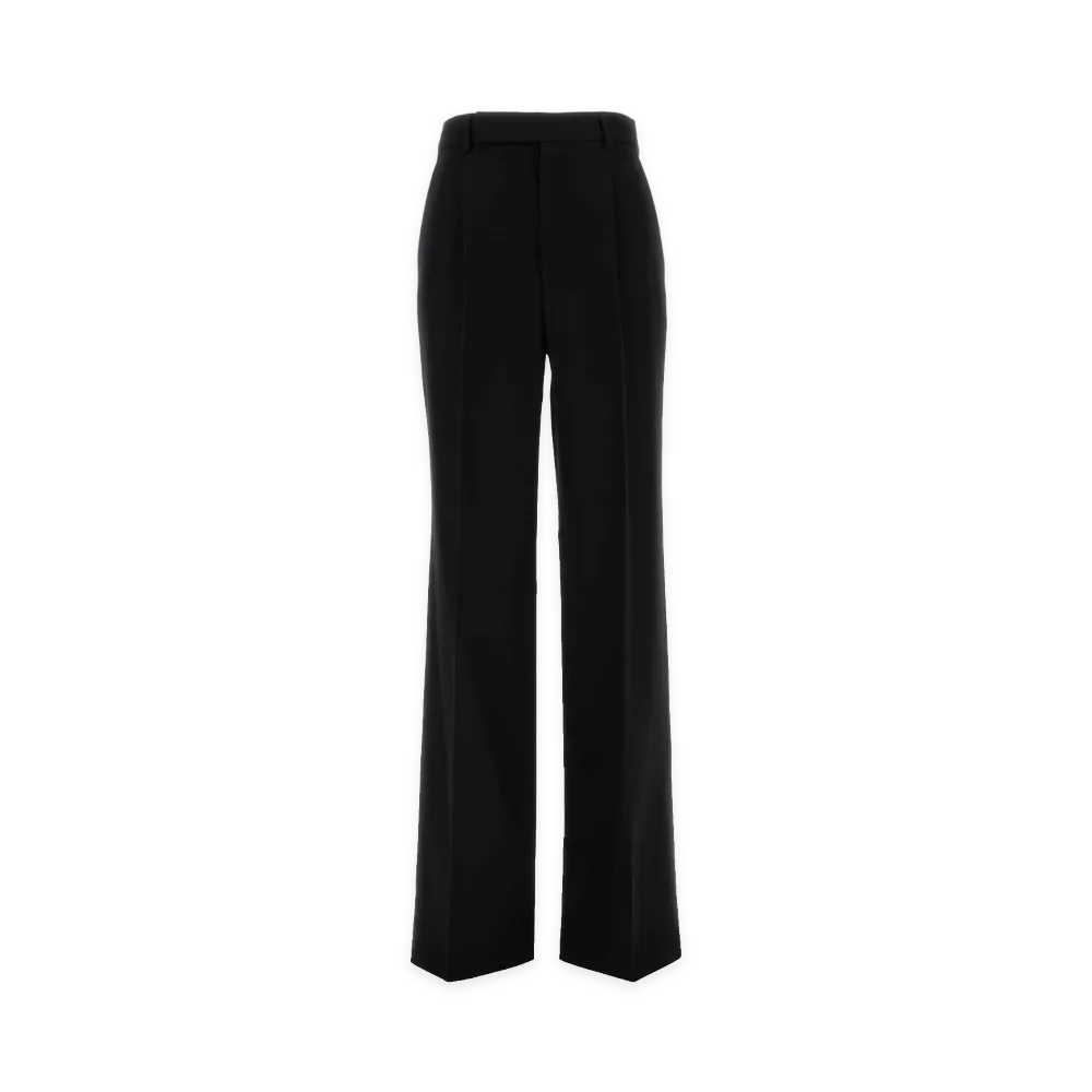 Saint Laurent Women's Wool Pant "Black"