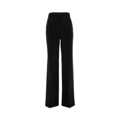 Saint Laurent Women's Wool Pant "Black"