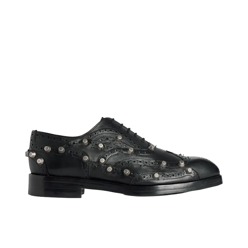 J.M.Weston × BALENCIAGA Derby Brogue "Black"