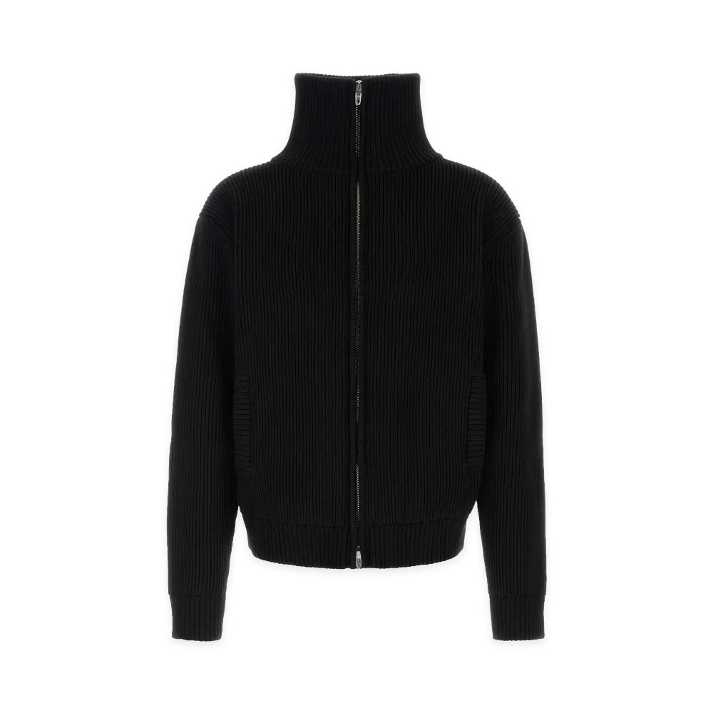 BALENCIAGA Cotton Blend Cardigan "Black"