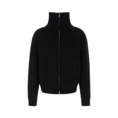 BALENCIAGA Cotton Blend Cardigan "Black"