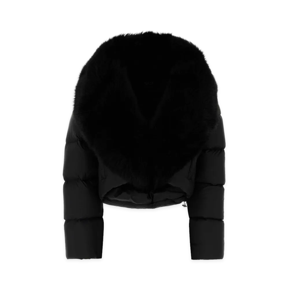 GUCCI Women's Polyester Down Jacket "Black"