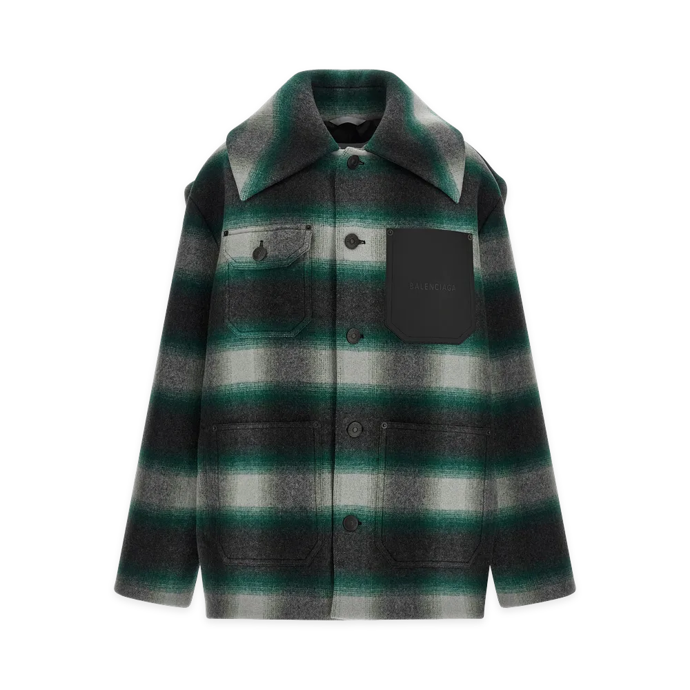 BALENCIAGA workwear Cocoon Jacket "Green"