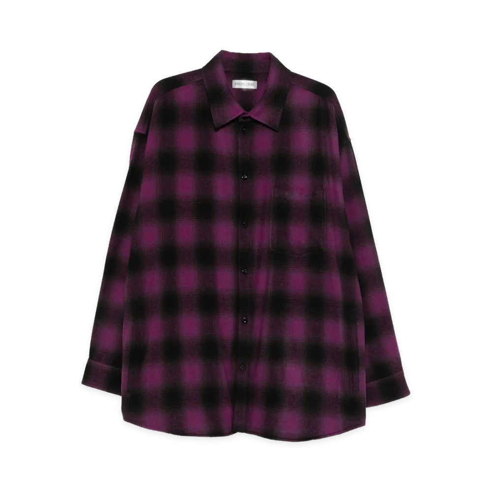 BALENCIAGA Shirt "Purple/Black"