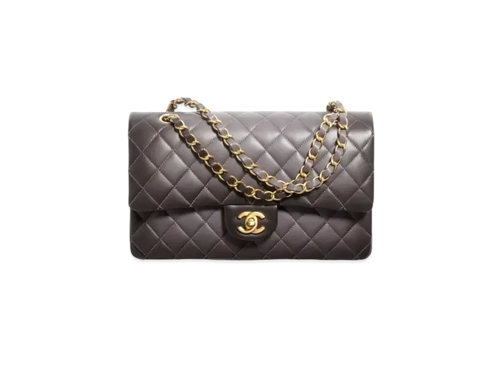 CHANEL Classic 11.12 Handbag Gradient Lambskin & Gold-Tone Metal "Gray"