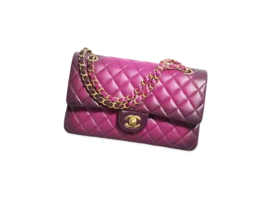 CHANEL Classic 11.12 Handbag Gradient Lambskin & Gold-Tone Metal "Fuchsia"