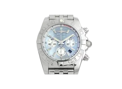 Breitling Chronomat 44 MOP Japan Exclusive 400 "Black Shell/White Shell/Stainless Steel"