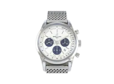 Breitling Transocean Chronograph "Silver/Stainless Steel"