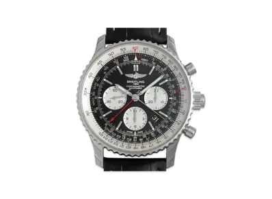 Breitling Navitimer 1 B03 Chronograph Rattrapante "Black/Stainless Steel"