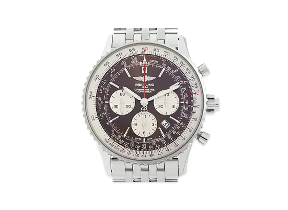 Breitling Navitimer 1 B03 Chronograph Rattrapante "Brown/Stainless Steel"