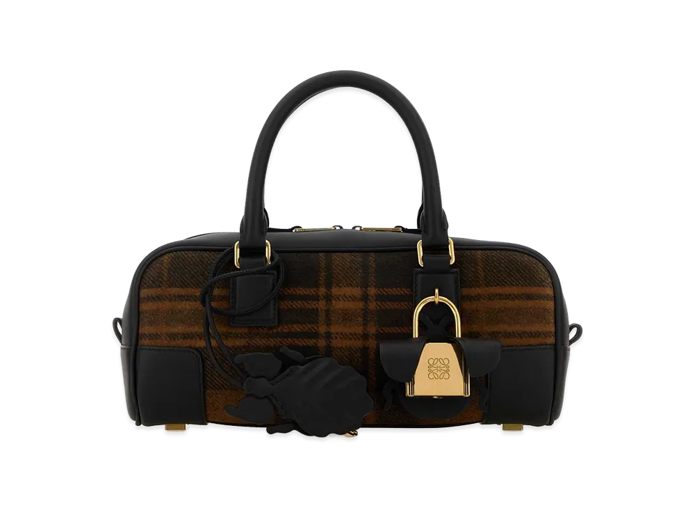 LOEWE Women's Leather And Suede Amazona 23 Handbag "Printed"