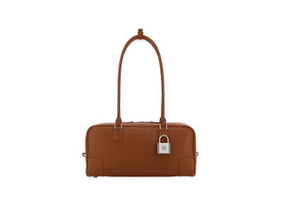 LOEWE Women's Leather Amazona 31 Shoulder Bag "Burgundy"
