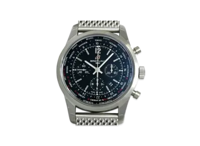 Breitling Transocean Unitime Pilot "Black/Stainless Steel"