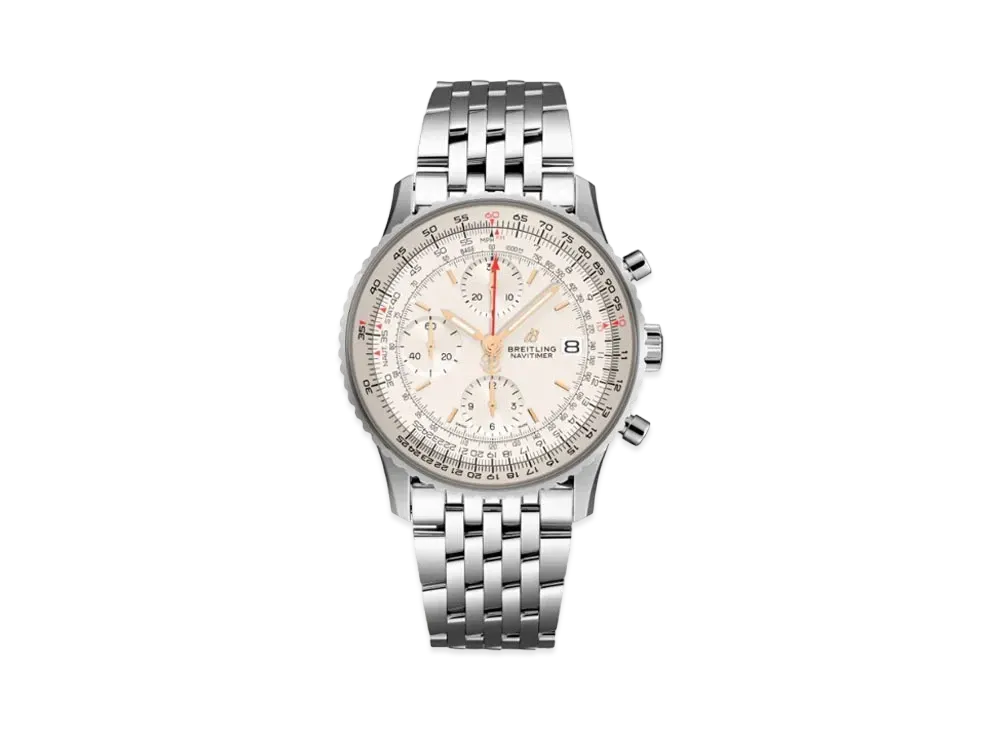 Breitling Navitimer Chronograph 41 "Silver/Stainless Steel"