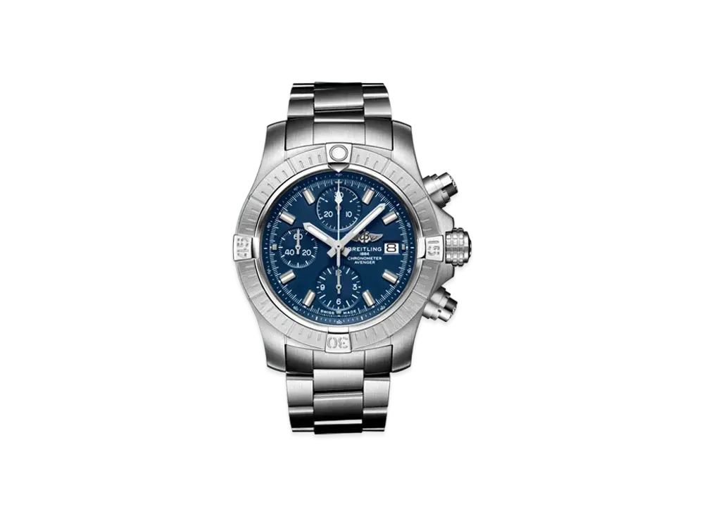 Breitling Avenger Chronograph 43 "Blue/Stainless Steel"