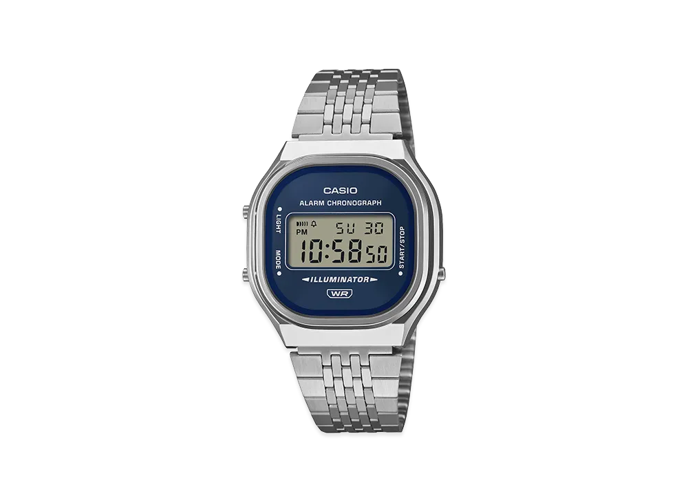 Casio A140WE-2AJF "Silver/Blue"