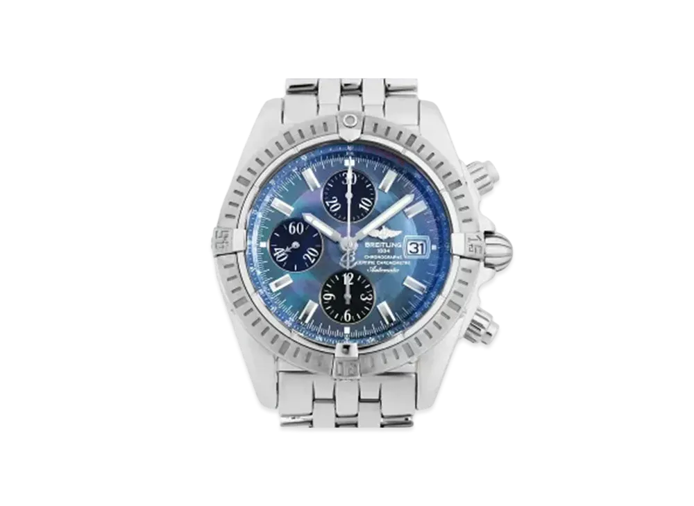 Breitling Chronomat Evolution Japan Exclusive 400 "Blue Shell/Stainless Steel"