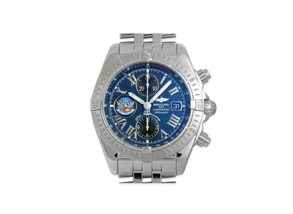 Breitling Chronomat Evolution Blue Impulse "Blue/Stainless Steel"