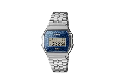 Casio Classic A159WEVJ-2JR "Silver/Blue"