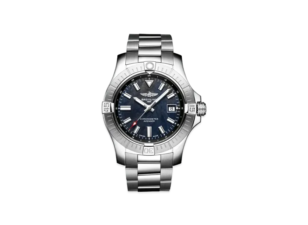 Breitling Avenger Automatic 43 Japan Edition "Black Mother of Pearl/Stainless Steel"
