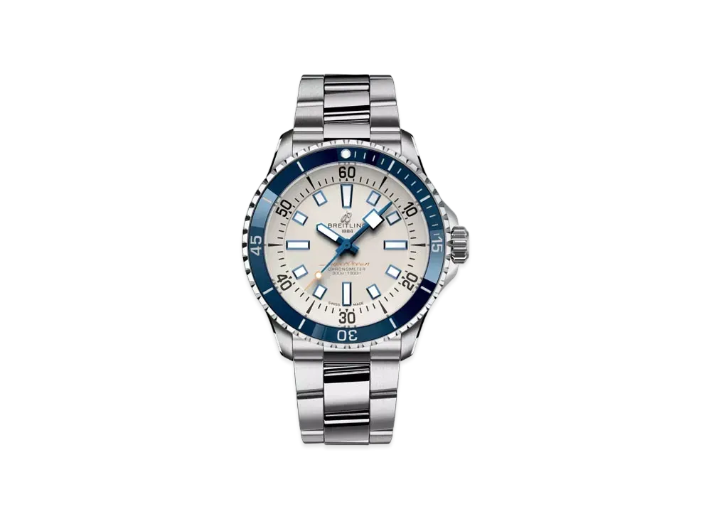 Breitling Superocean Automatic 42 "White/Blue/Stainless Steel"