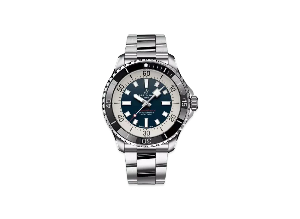 Breitling Superocean Automatic 44 "Blue/Silver/Stainless Steel"