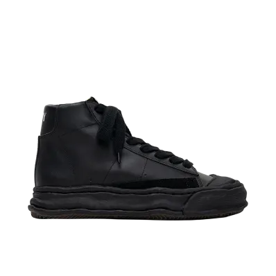Maison MIHARA YASUHIRO JACKSON OG Sole Leather High-Top "Black"