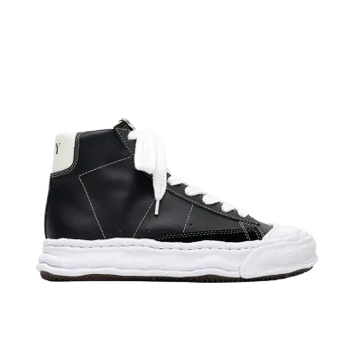 Maison MIHARA YASUHIRO JACKSON OG Sole Leather High-Top "Black"