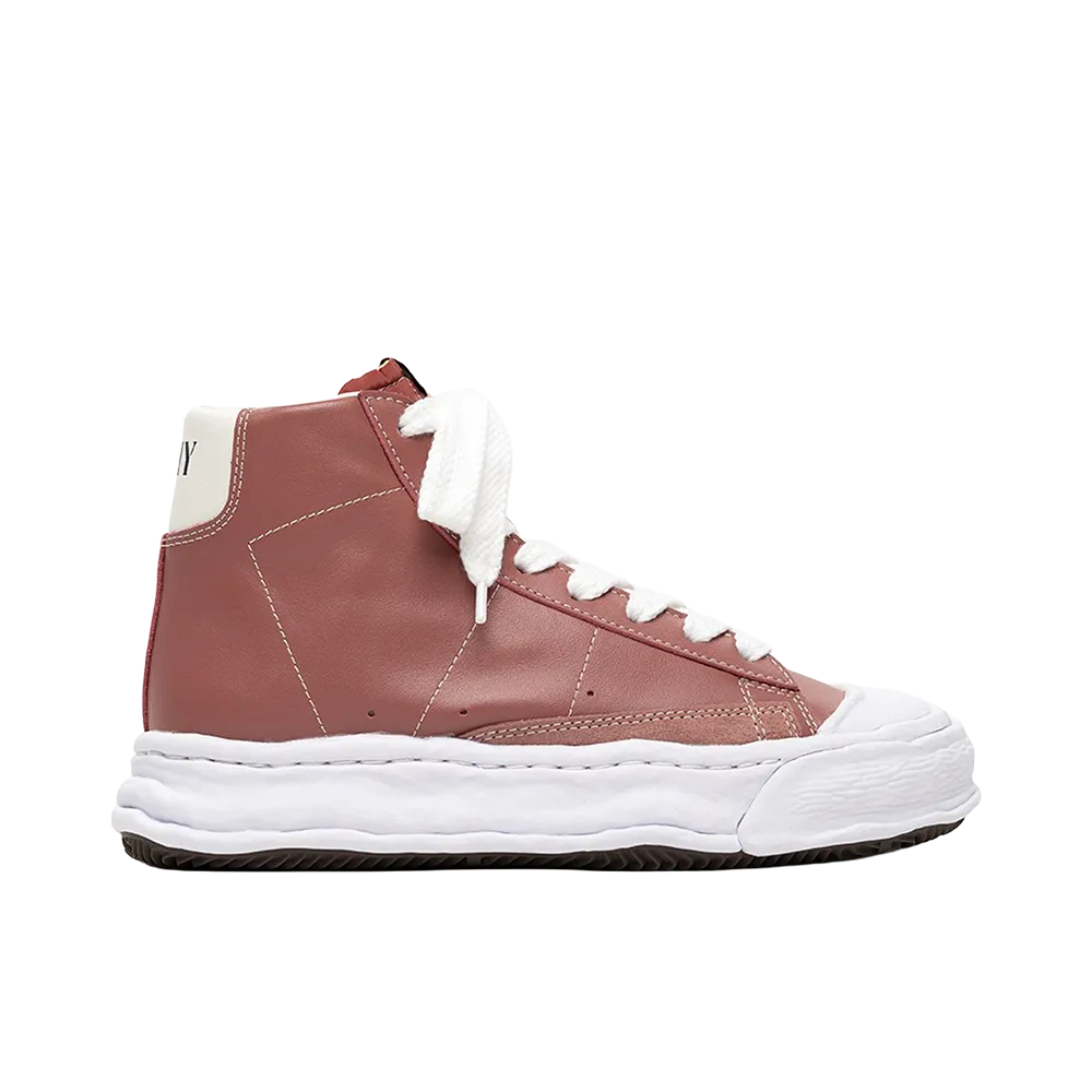 Maison MIHARA YASUHIRO JACKSON OG Sole Leather High-Top Sneakers "Pink"