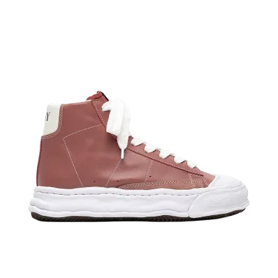 Maison MIHARA YASUHIRO JACKSON OG Sole Leather High-Top Sneakers "Pink"