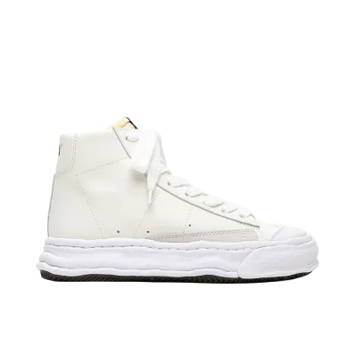 Maison MIHARA YASUHIRO JACKSON OG Sole Leather High-Top "White"