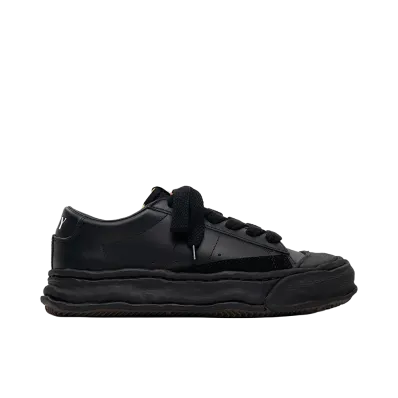 Maison MIHARA YASUHIRO JACKSON OG Sole Leather Low-Top "Black"