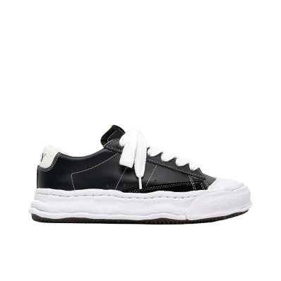 Maison MIHARA YASUHIRO JACKSON OG Sole Leather Low-Top "Black"