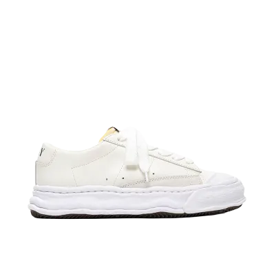 Maison MIHARA YASUHIRO JACKSON OG Sole Leather Low-Top "White"