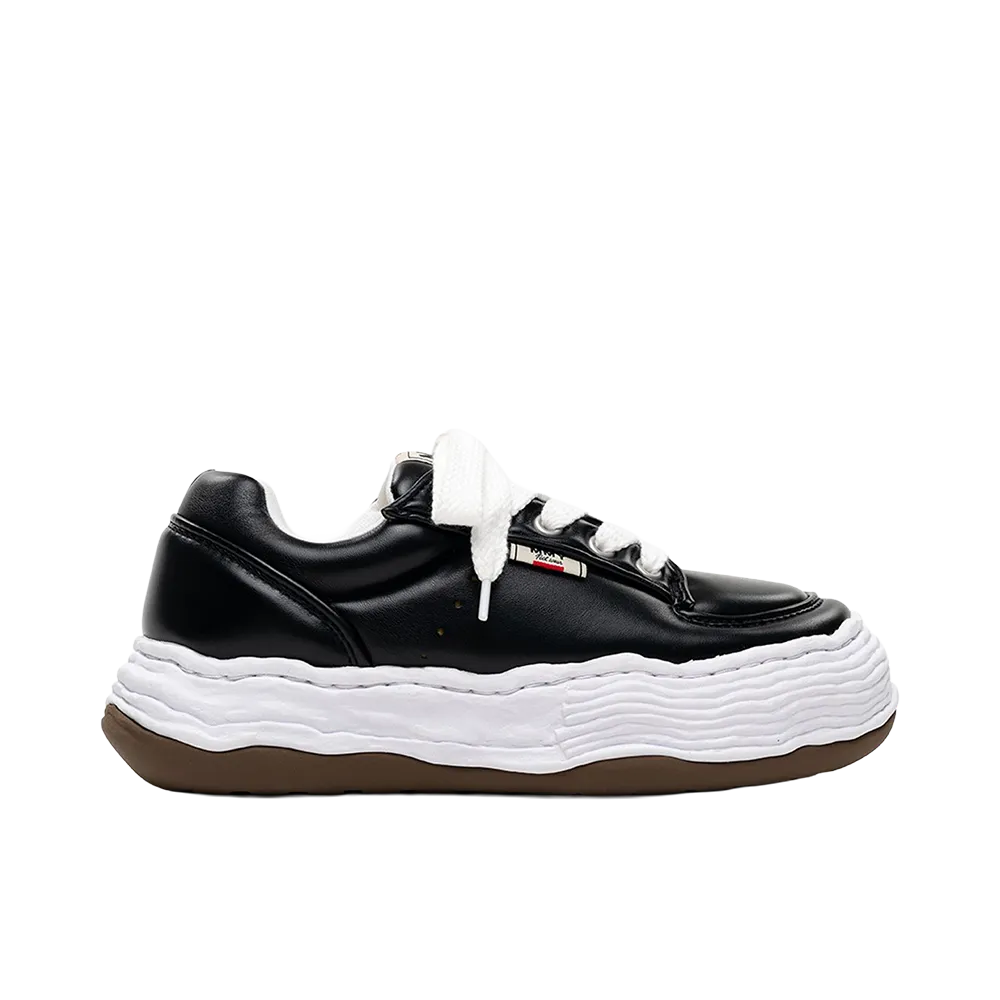 Maison MIHARA YASUHIRO OLIVER OG Sole Padded PU Low-top Sneakers "Black"