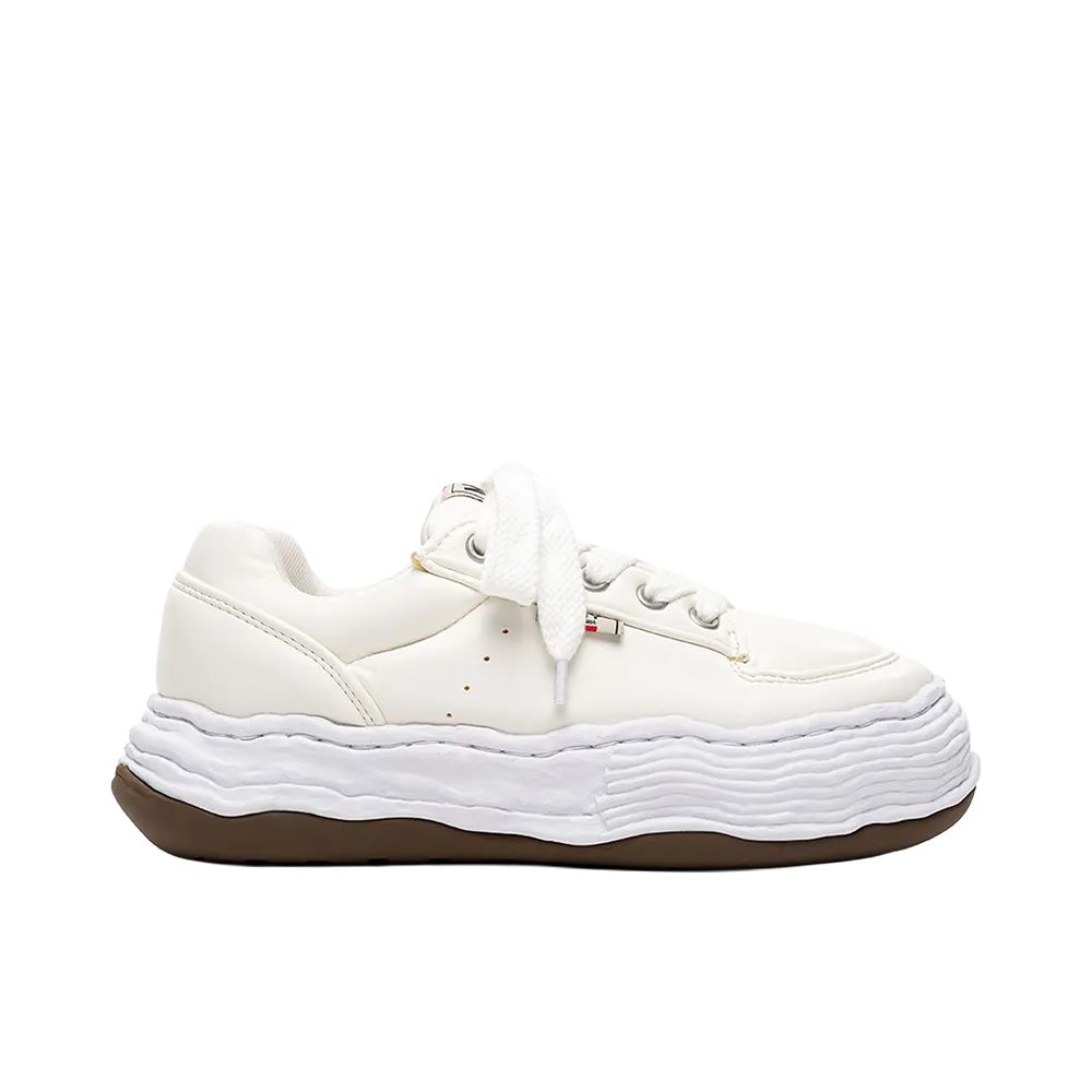 Maison MIHARA YASUHIRO OLIVER OG Sole Padded PU Low-top Sneakers "White"