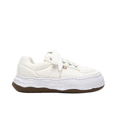 Maison MIHARA YASUHIRO OLIVER OG Sole Padded PU Low-top Sneakers "White"
