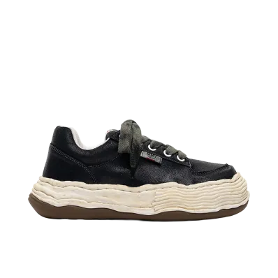 Maison MIHARA YASUHIRO OLIVER OG Sole Waxed Low-top Sneakers "Black"