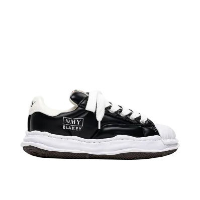 Maison MIHARA YASUHIRO BLAKEY OG Sole Padded PU Low-top Sneakers "Black"