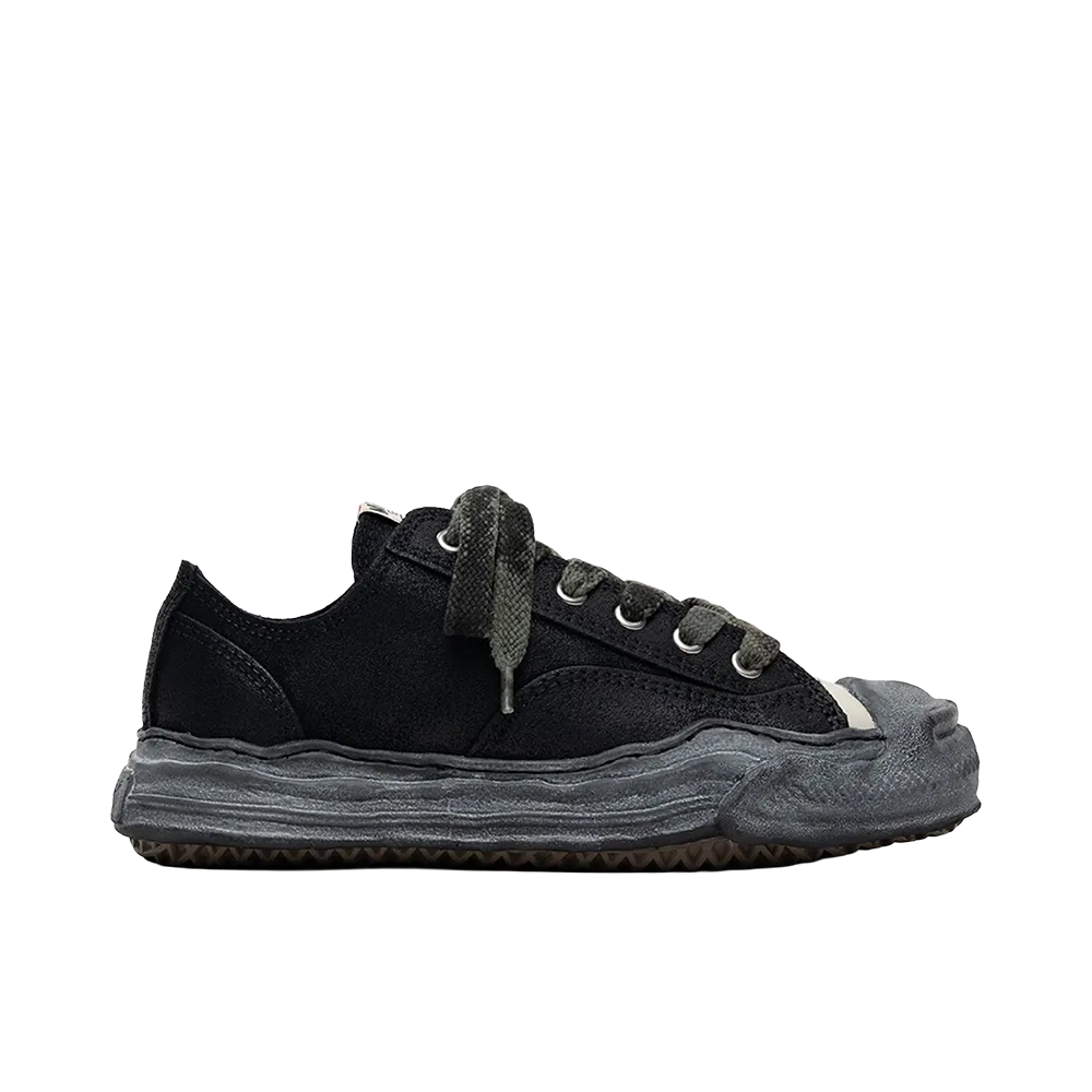 Maison MIHARA YASUHIRO HANK OG Sole Waxed Low-top Sneakers "Black/Black"